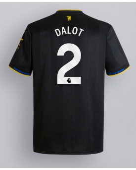 Manchester United Diogo Dalot #2 Maglia Gara Terza Repliche 2025-26 Maniche Corte
